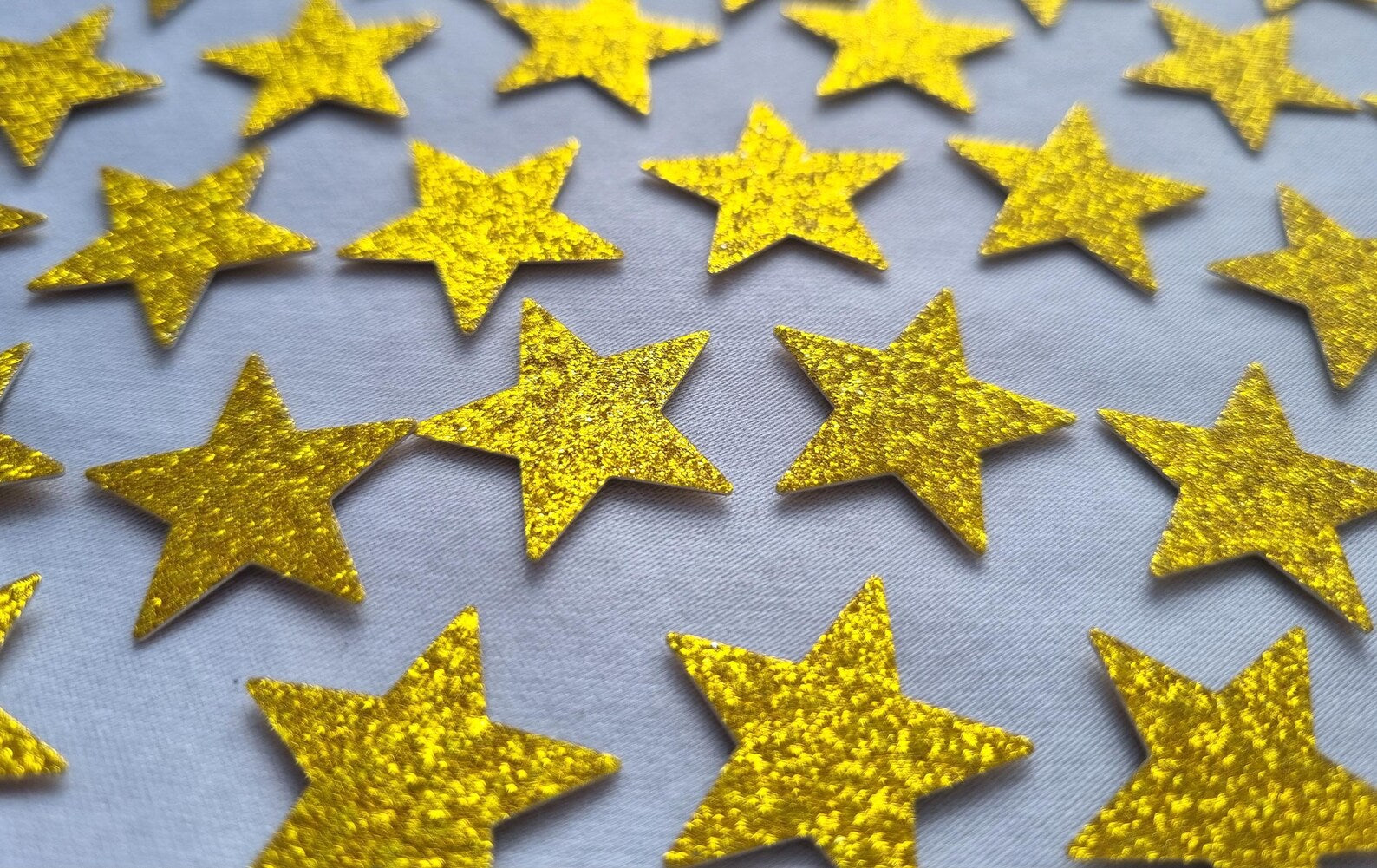 Glitter Star Confetti: Gold, Silver and Pink Party Decor