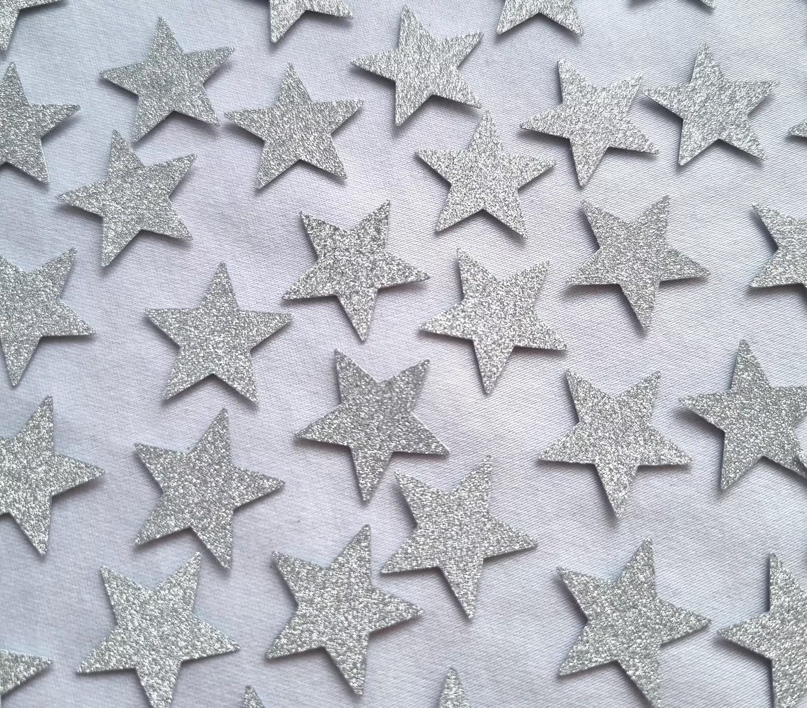 Glitter Star Confetti: Gold, Silver and Pink Party Decor