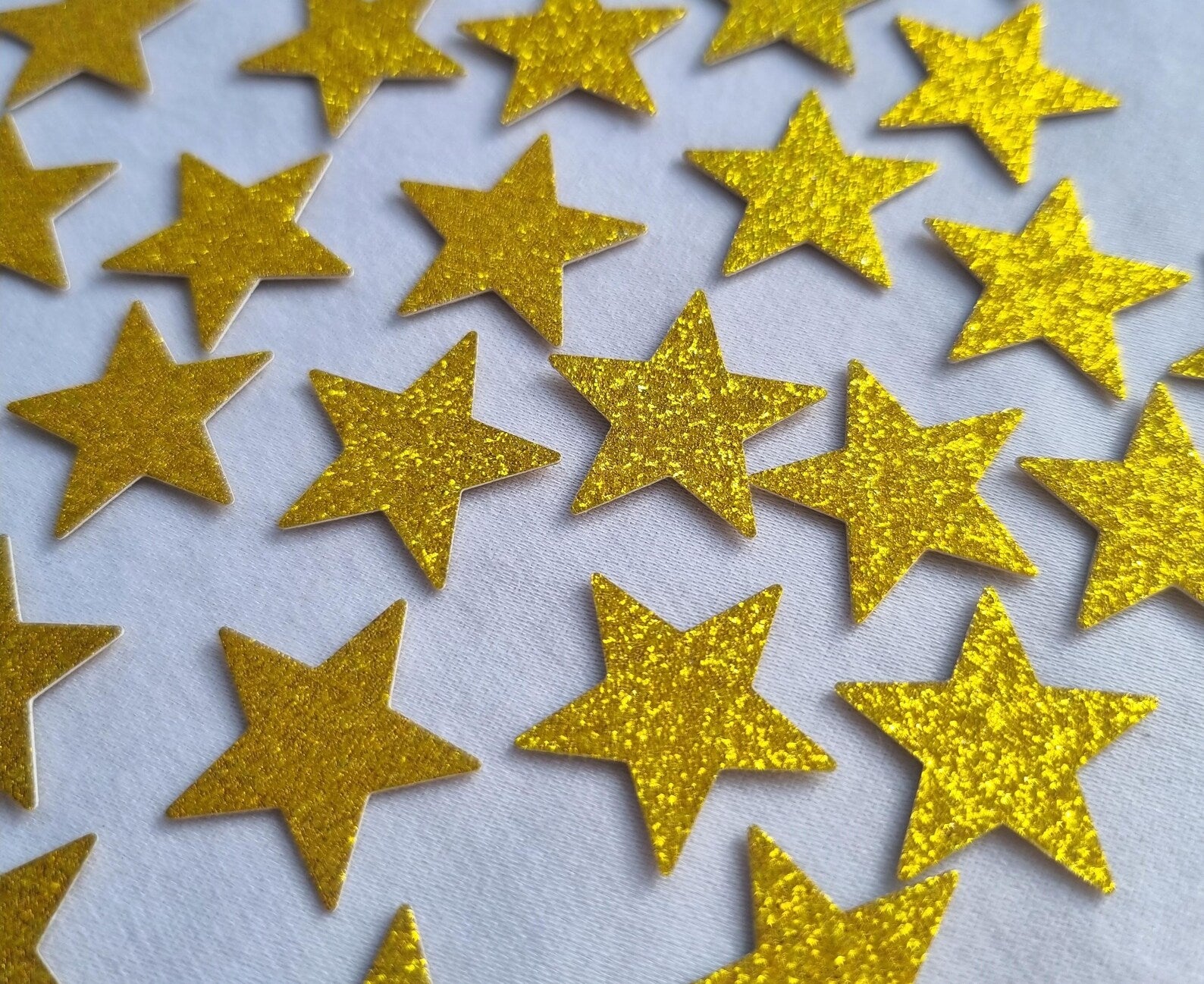 Glitter Star Confetti: Gold, Silver and Pink Party Decor